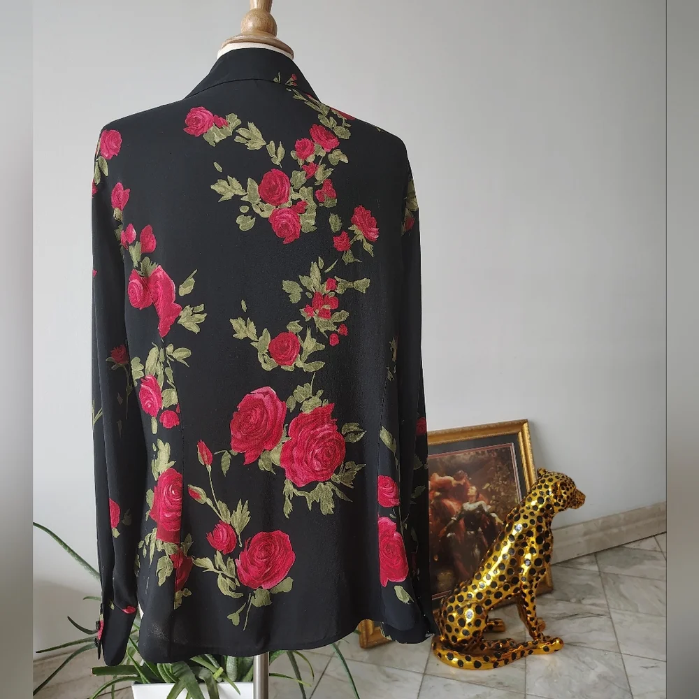 Escada, Roses Blouse - Picture 2 of 5